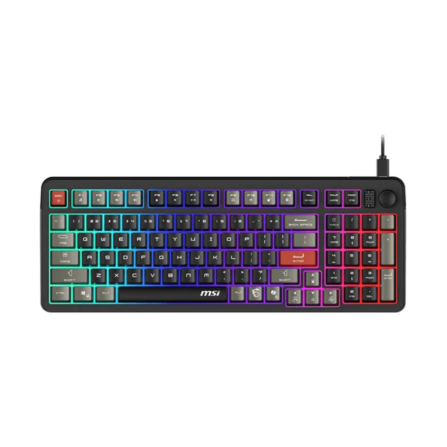 Clavier gaming rétroéclairé MSI FORGE GK110 - AZERTY (S11-04FR254-HH9)