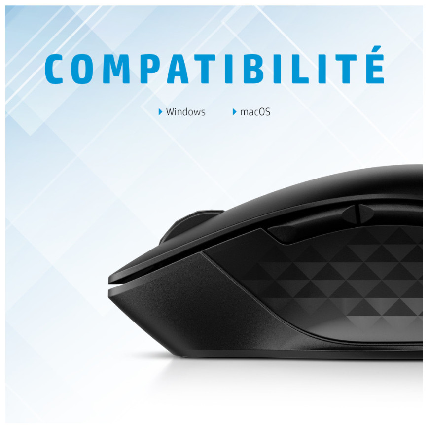 Souris sans fil Bluetooth multi-périphériques HP 435 (3B4Q5AA)