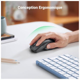 Souris sans fil Bluetooth Ugreen Silencieuse Ergonomique 2,4GHz (90395)