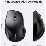 Souris sans fil Bluetooth Ugreen Silencieuse Ergonomique 2,4GHz (90395)