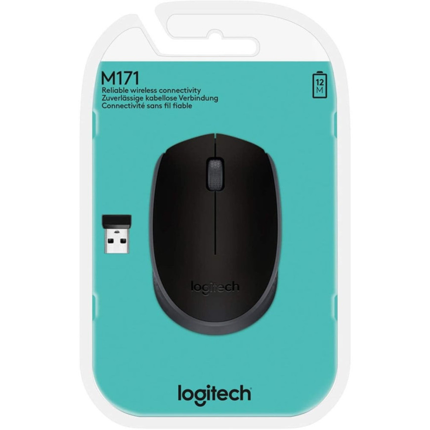 Souris sans fil Logitech M171 noire (910-004424)