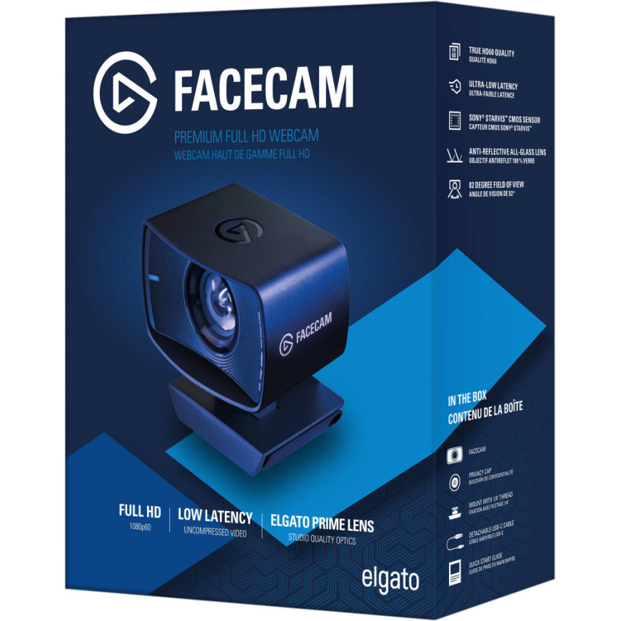 Webcam Elgato Facecam Full HD (10WAA9901)