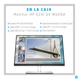 Écran HP EliteDisplay E24i G4 24 pouces WUXGA (Remis à neuf)