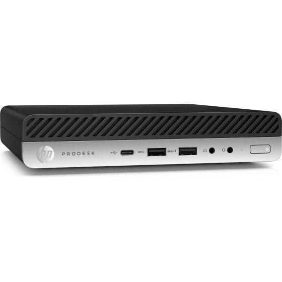 Pack HP ProDesk 600 G3 Mini Core i5-6500T + écran HP 24 pouces Full HD (Remis à neuf)