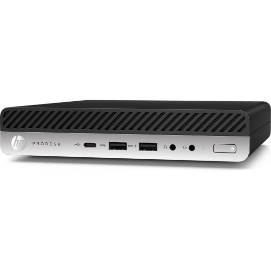 Pack HP ProDesk 600 G3 Mini Core i5-7500T + écran HP 24 pouces Full HD (Remis à neuf)