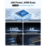 Serveur NAS 4 baies TerraMaster F4-425 (EC-TM-NASD-F4-425)