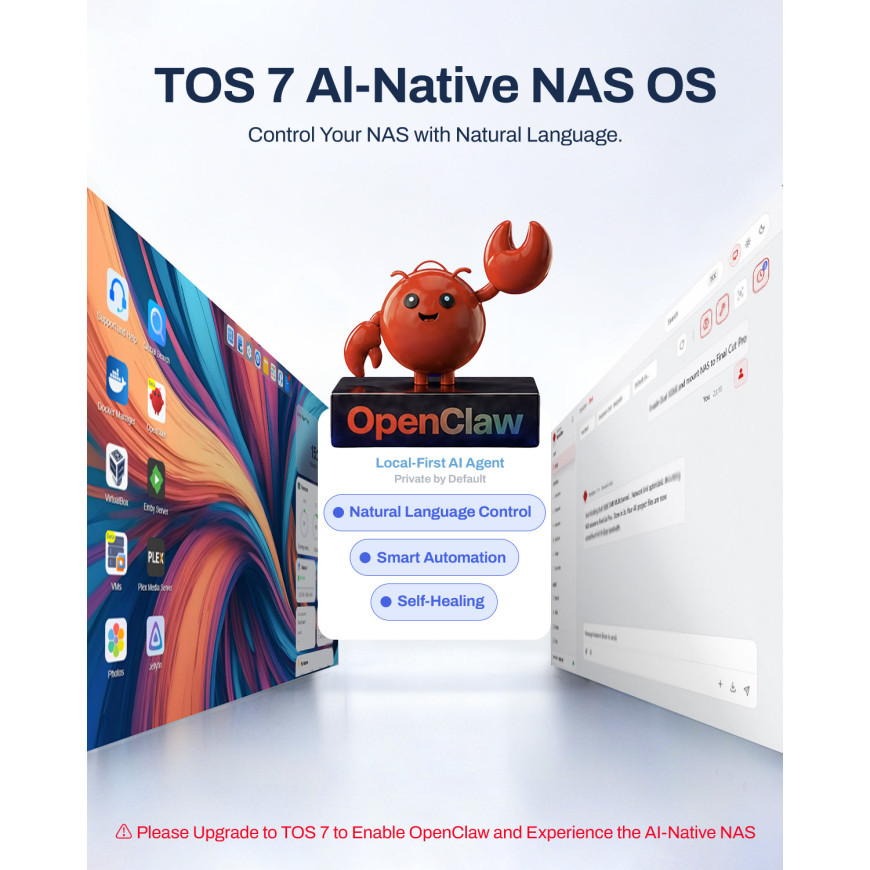 Serveur NAS 4 baies TerraMaster F4-425 Plus (EC-TM-NASD-F4-425P)