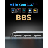 Serveur NAS rackable 1U 4 baies TerraMaster U4-500 (EC-TM-NASR-U4-500)