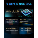 Serveur NAS rackable 1U 4 baies TerraMaster U4-500 (EC-TM-NASR-U4-500)