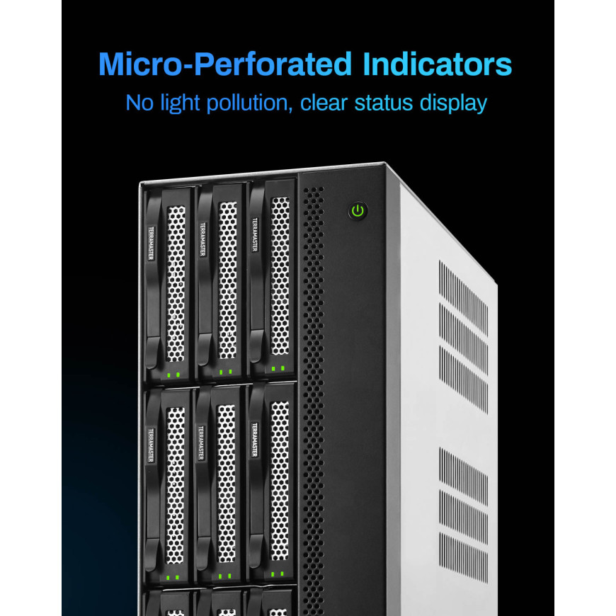 Serveur NAS 9 baies TerraMaster T9-500 Pro (EC-TM-NASD-T9-500PRO)