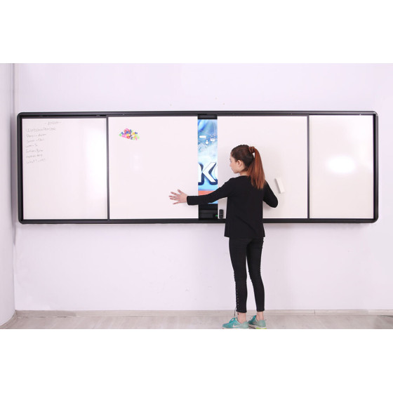 Tableau Blanc Coulissant Accent 105" (5,2M) Céramique