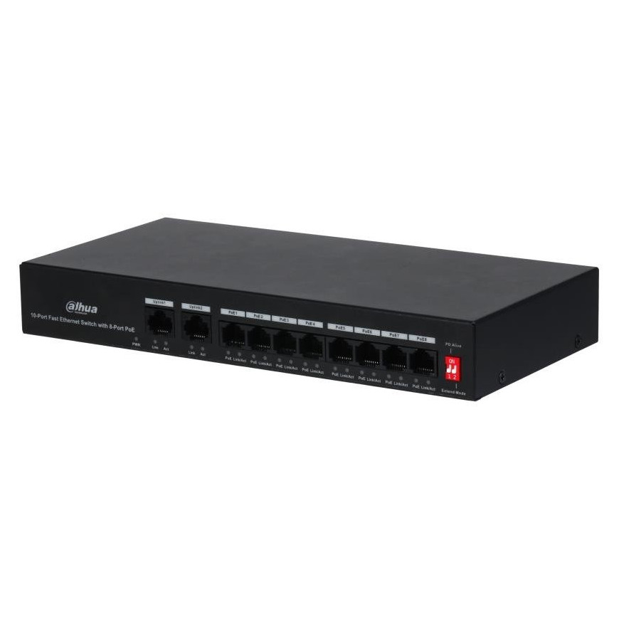 Switch Dahua DH-PFS3010-8ET-65 8POE