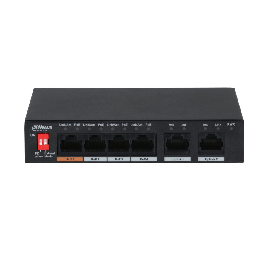Switch Dahua DH-PFS3006-4ET-60 04 ports PoE