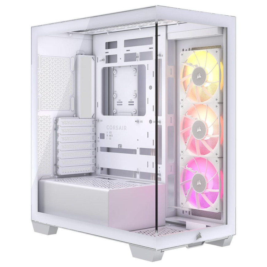 Boitier Corsair iCUE LINK 3500X RGB Mid-Tower Ref: CC-9011281-WW Blanc (840006688396)