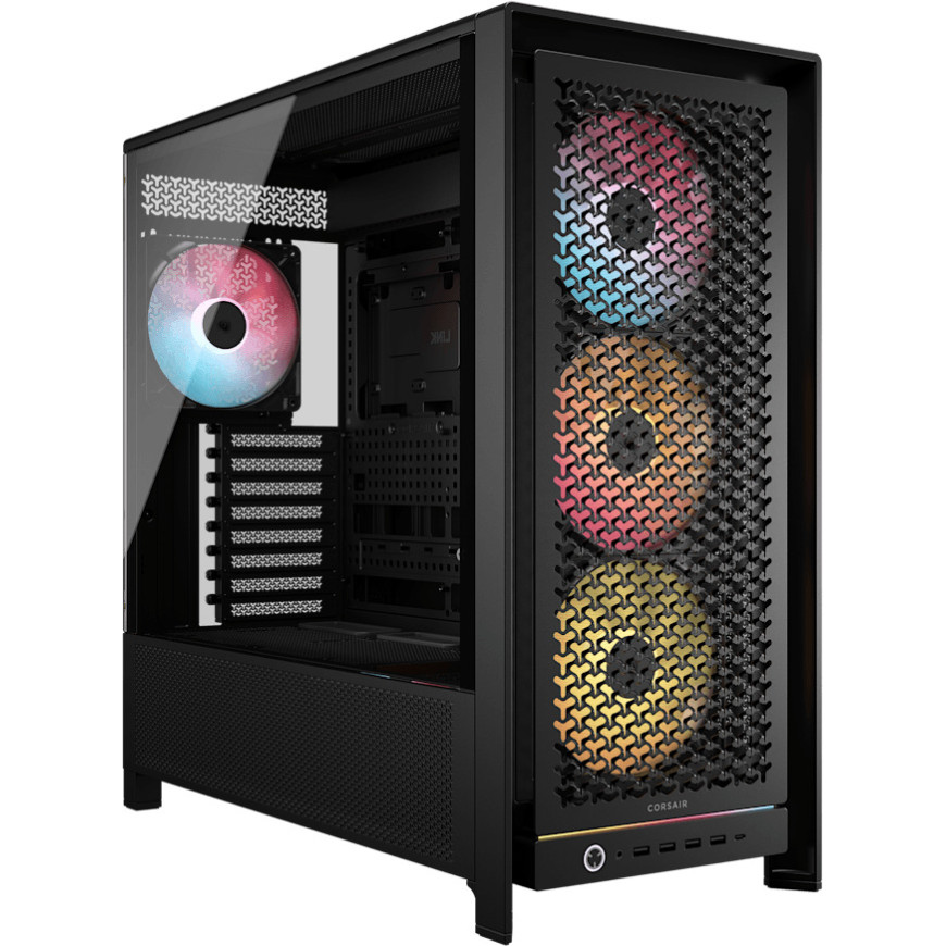 Boitier Corsair FRAME 5000D RS ARGB (4xRS140 ARGB) Mid-Tower Ref: CC-9011309-WW Noir (840440491293)