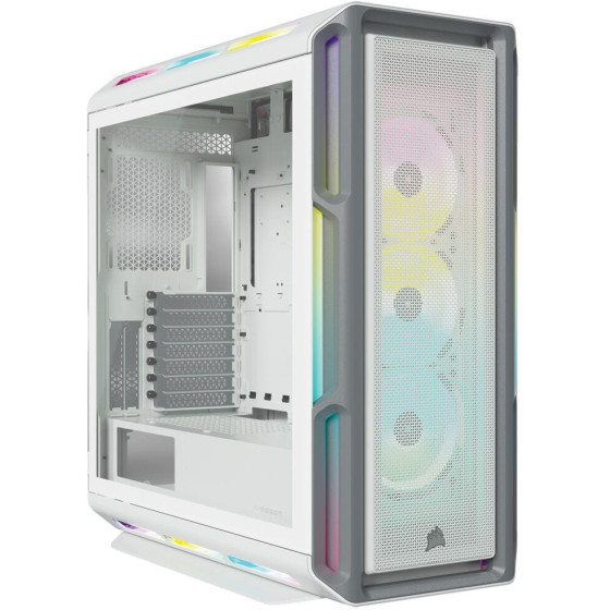 Boitier Corsair iCUE 5000T RGB Mid-Tower Ref: CC-9011231-WW Blanc (840006645184)