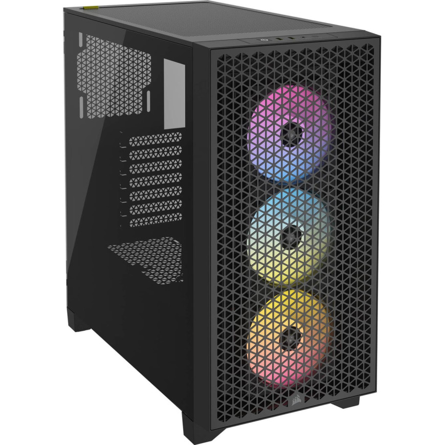 Boitier Corsair 3000D RGB Airflow Mid-Tower Ref: CC-9011255-WW Noir (840006610854)