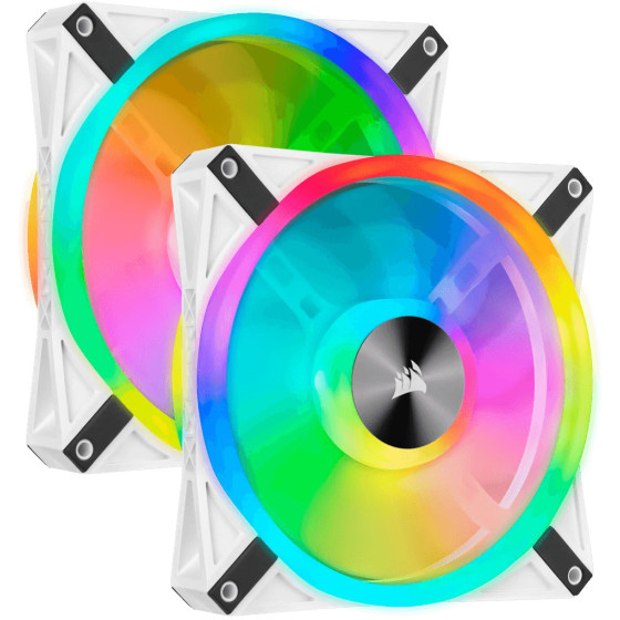 Ventilateur de Boitier Corsair QL140 RGB Ref: CO-9050106-WW Blanc (840006619529)
