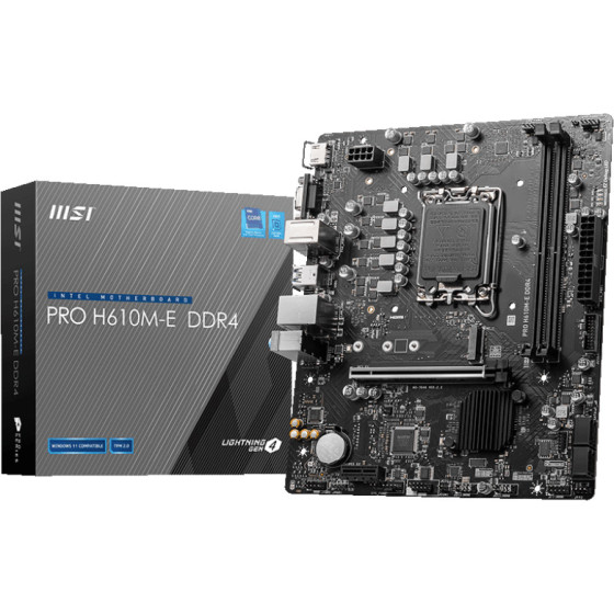 Carte Mère MSI PRO H610M-E (4711377125147)