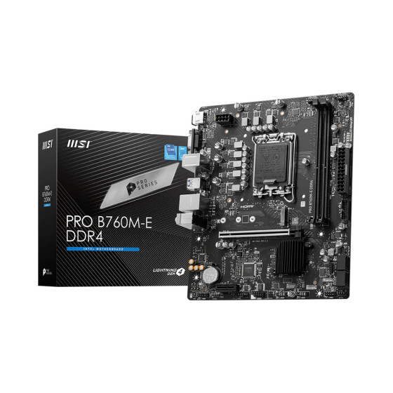 Carte Mère MSI PRO B760M-E DDR4 (4711377026987)