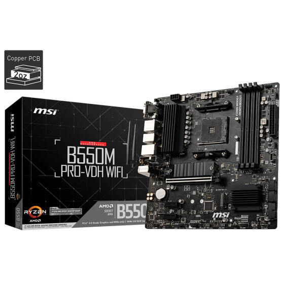 Carte Mère MSI B550M PRO-VDH WIFI (4719072733698)