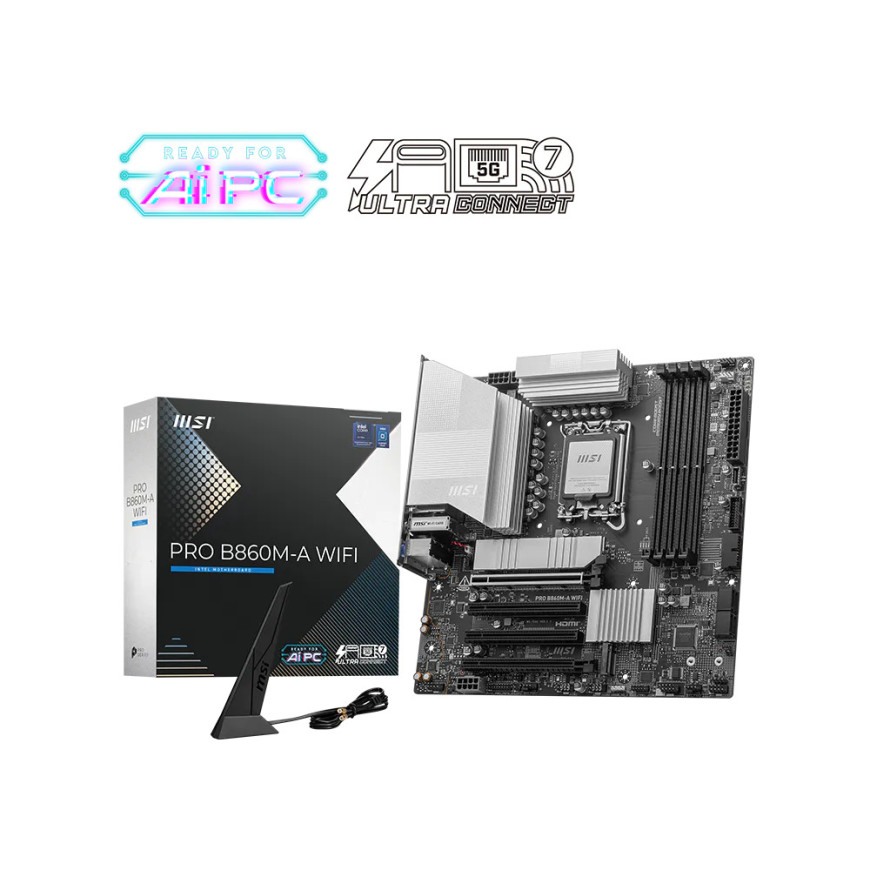 Carte Mère MSI PRO B860M-A WIFI (4711377286565)