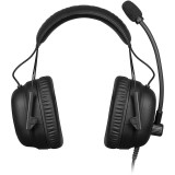Casque Millenium MH3 de face, arceau rembourre et micro sur col flexible