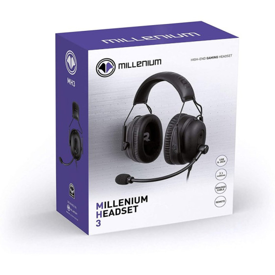 Casque Gaming Millenium MH3 - Son 7.1 et Micro Unidirectionnel