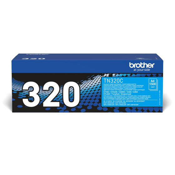 Toner Brother TN320C Cyan - Brother d'origine (TN320C)