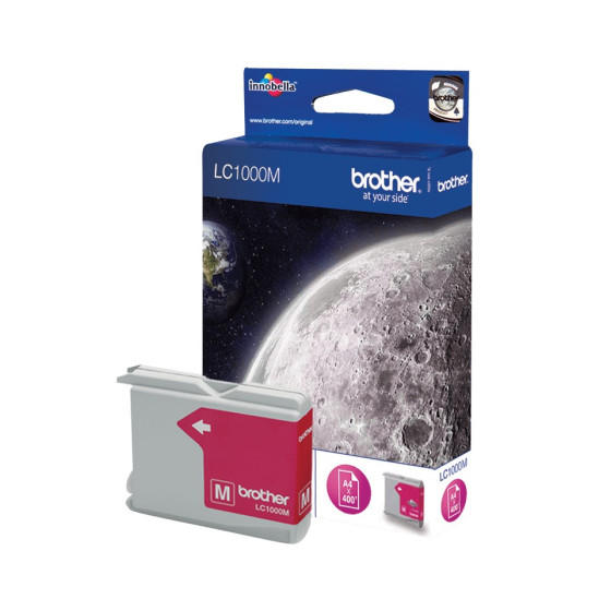 Cartouche d'encre Brother LC1000M Magenta - Brother d'origine (LC1000M)