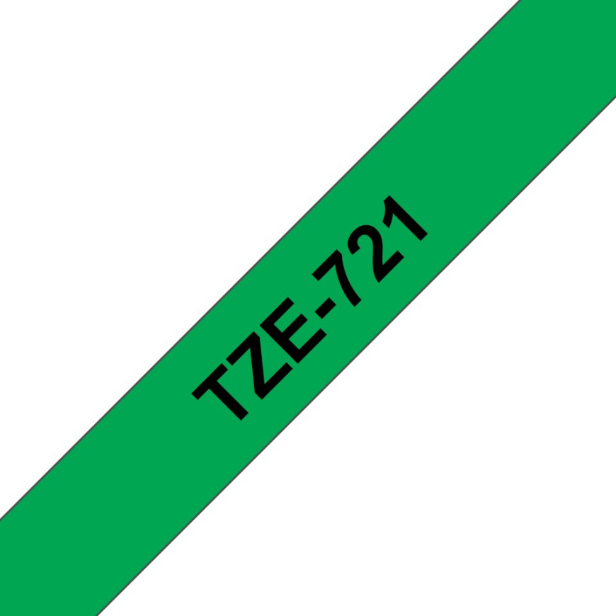 Ruban Brother TZE721 Noir - Cassette a Brother d'origine (TZE721)