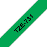 Ruban Brother TZE731 Noir - Cassette a Brother d'origine (TZE731)