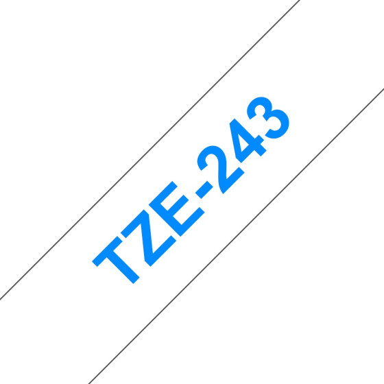 Ruban Brother TZE243 - Cassette a Brother d'origine (TZE243)