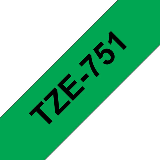 Ruban Brother TZE751 Noir - Cassette a Brother d'origine (TZE751)