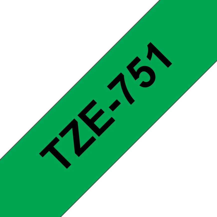 Ruban Brother TZE751 Noir - Cassette a Brother d'origine (TZE751)
