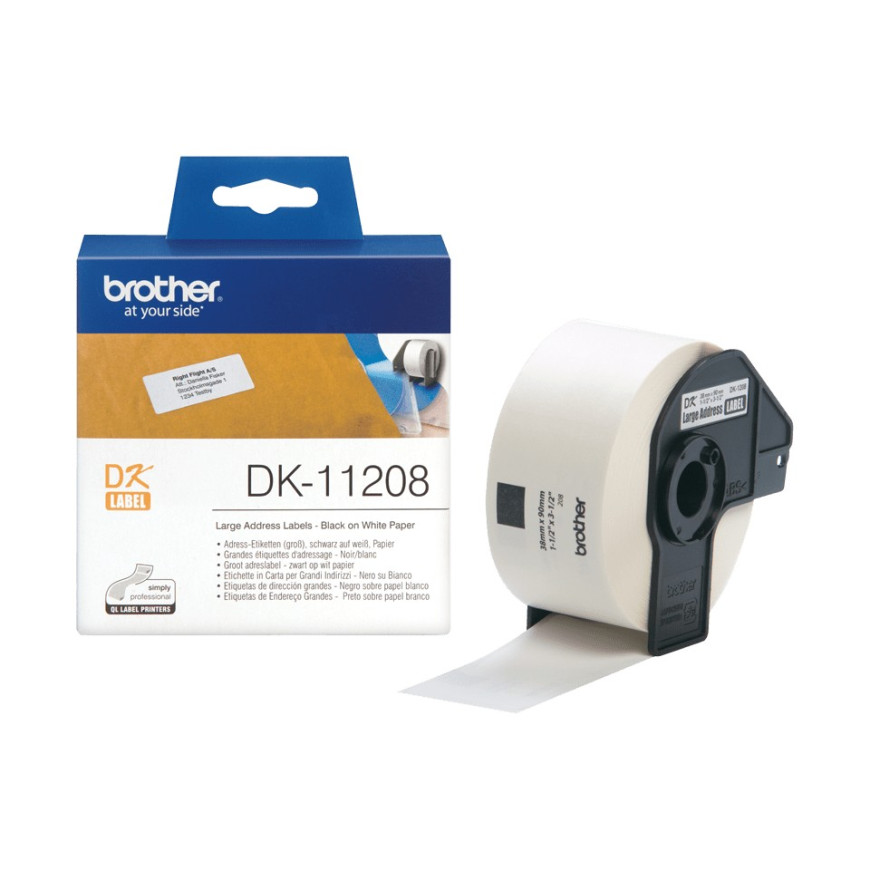 Brother DK11208 - Rouleau d'etiquettes Brother d'origine (DK11208)