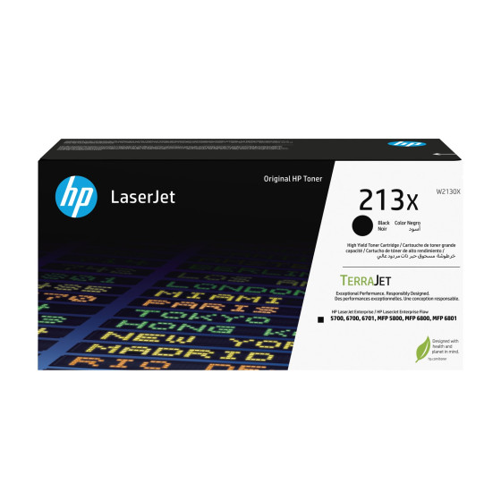 Toner HP 213X Noir - HP d'origine (W2130X)