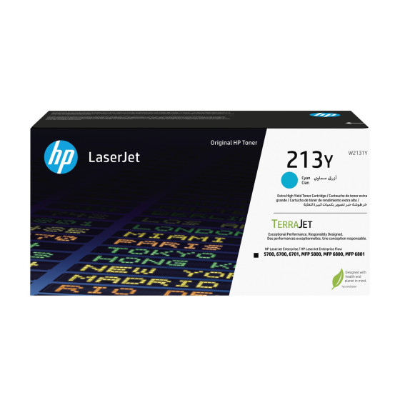 Toner HP 213Y Cyan - HP d'origine (W2131Y)
