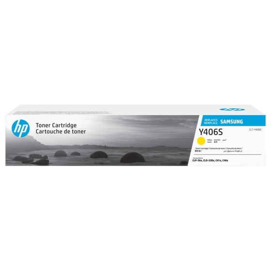 Toner Samsung CLT-Y406S Jaune - Samsung d'origine (CLT-Y406S/SEE)