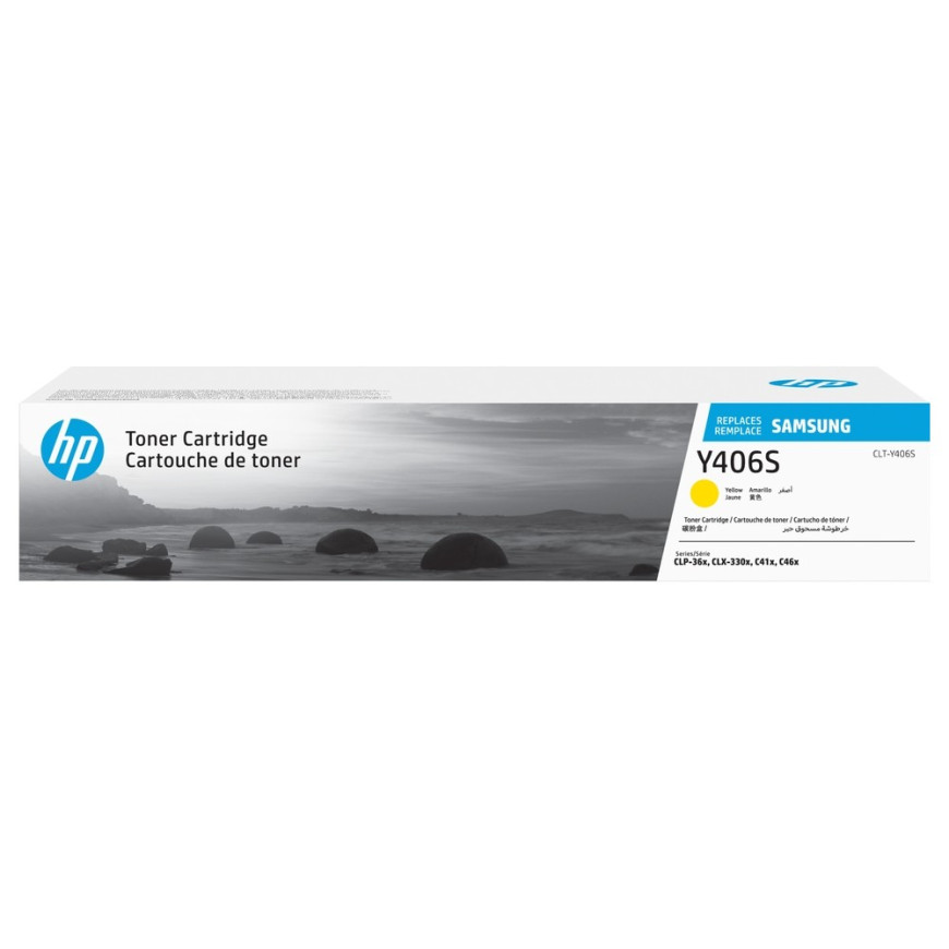 Toner Samsung CLT-Y406S Jaune - Samsung d'origine (CLT-Y406S/SEE)