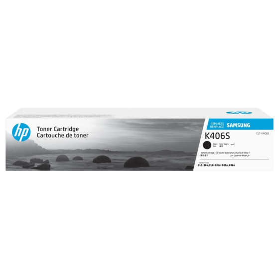 Toner Samsung CLT-K406S Noir - Samsung d'origine (CLT-K406S/SEE)