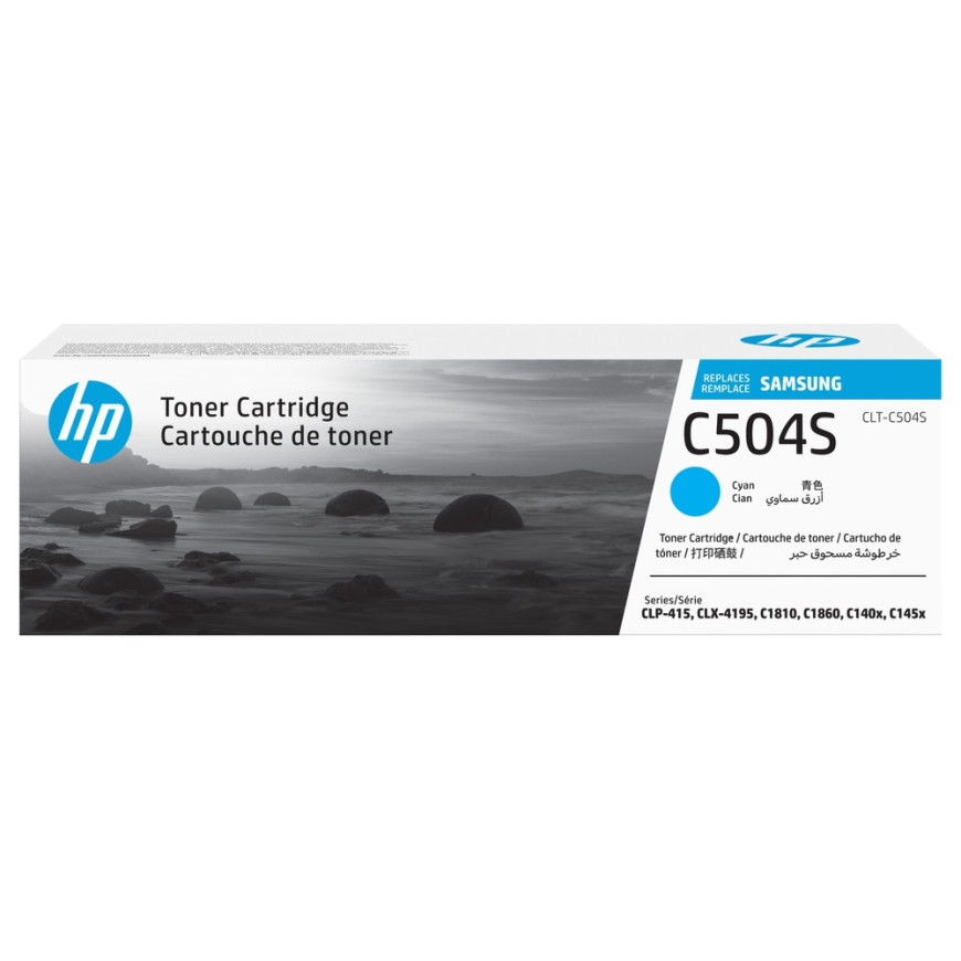 Toner Samsung CLT-C504S Cyan - Samsung d'origine (CLT-C504S/SEE)