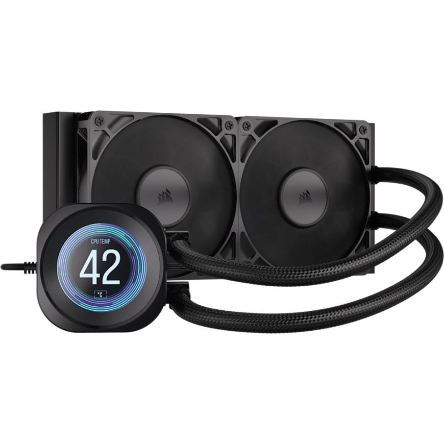 Corsair Refroidisseur Liquide NAUTILUS 240 RS LCD Ref: CW-9061031-WW Noir (840440400332)