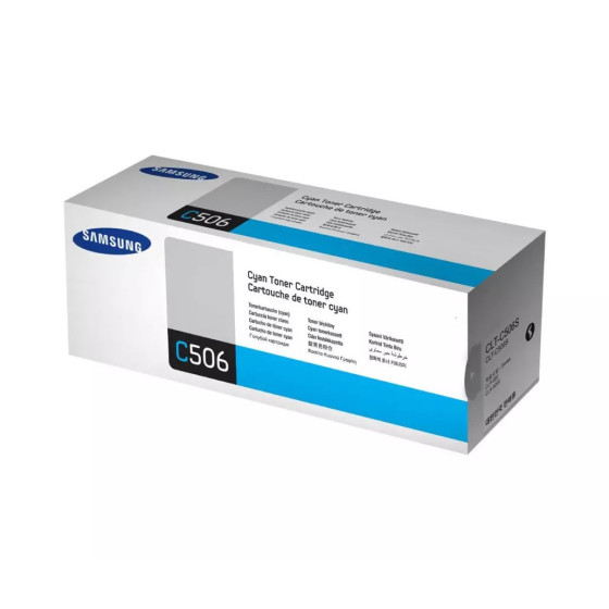 Toner Samsung CLT-C506S Cyan - Samsung d'origine (CLT-C506S/SEE)