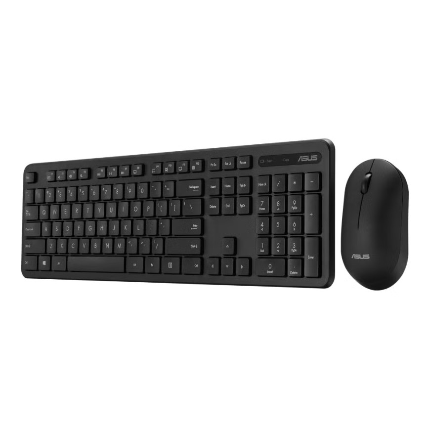 ASUS Wireless Keyboard and Mouse Set CW100 (90XB0700-BKM0Z0)