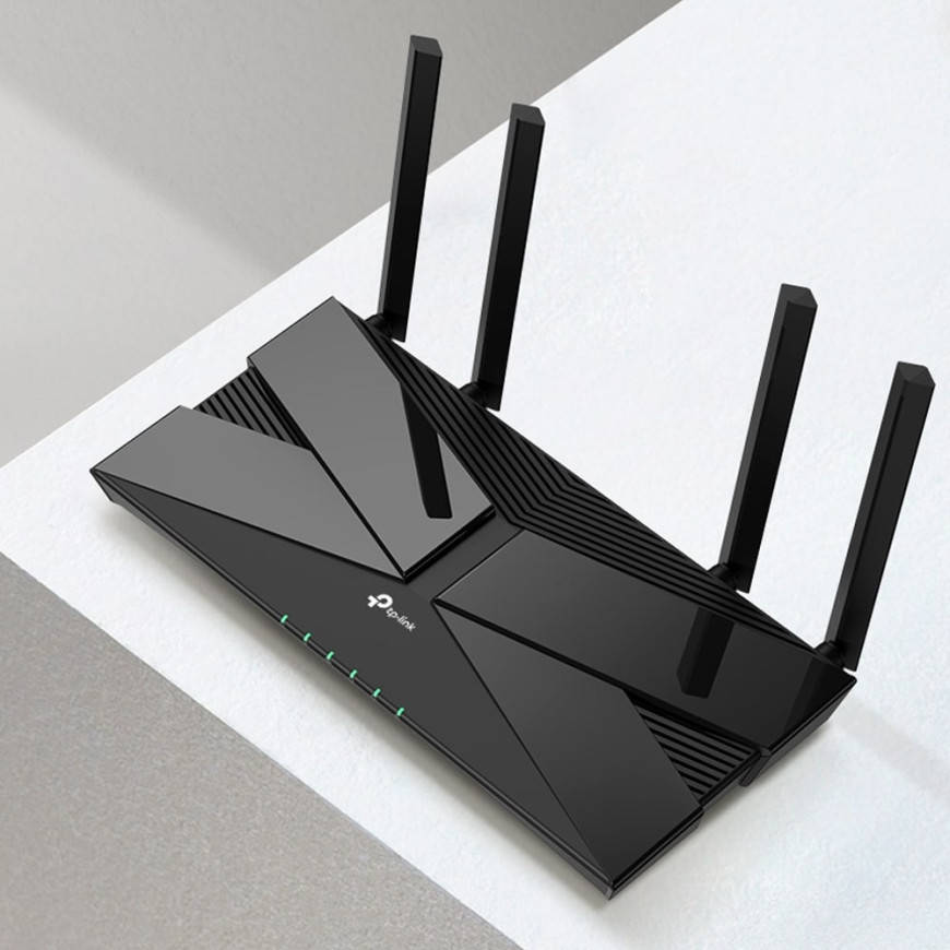 AX1800 Dual-Band Wi-Fi 6 Router SPEED: 574 Mbps at 2.4 GHz + 1201 Mbps at 5 GHz SPEC: 4× Antennas (ARCHERAX23)