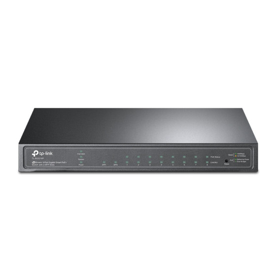 Switch TP-Link JetStream 8 Ports Gigabit Smart PoE+ avec 2 Ports SFP (TL-SG2210P)