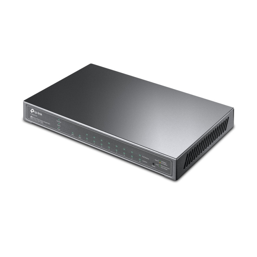 Switch TP-Link JetStream 8 Ports Gigabit Smart PoE+ avec 2 Ports SFP (TL-SG2210P)