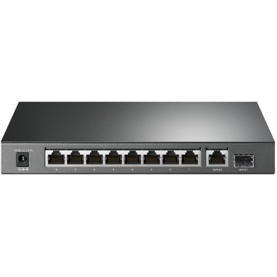 Switch de bureau TP-Link 10 Ports Gigabit avec 8 Ports PoE+ (TL-SG1210P)