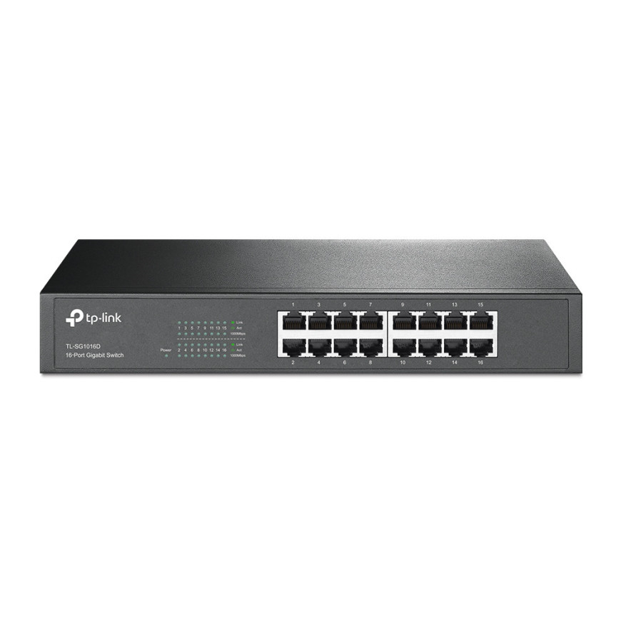 Switch TP-LINK Gigabit 16-PORTS Rackable (TL-SG1016D)